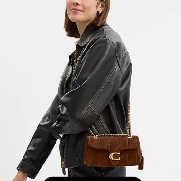 Authentic Coach Tabby Shoulder Bag 20 With Quilting - Picture 2 of 5